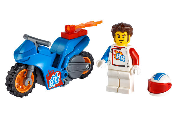 Konstruktorius LEGO City Raketinis kaskadininkų motociklas